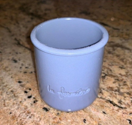 La Fermiere French Periwinkle Terra Cotta Glazed Yogurt Plant Pot Planter Clay - Picture 3 of 10