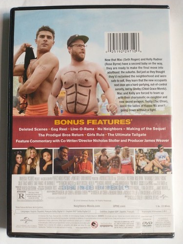 Neighbors 2: Sorority Rising (DVD, 2016) - Imagen 2 de 2