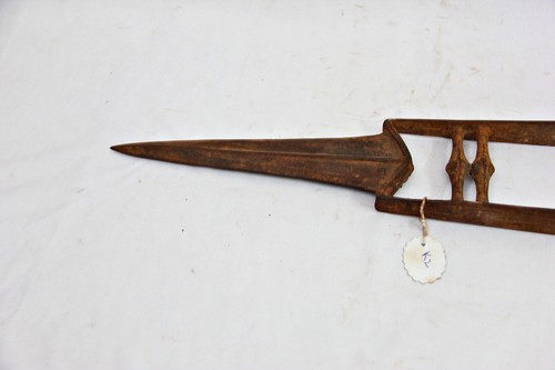 HAND FORGED COLLECTIBLE IRON TIGER KNIFE OLD RUSTIC DAGGER HUNTING KNIFE K2 - Picture 7 of 16