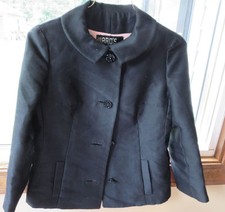 VINTAGE WARD BROS WOMAN'S BLACK DRESS JACKET, LEWISTON, MAINE