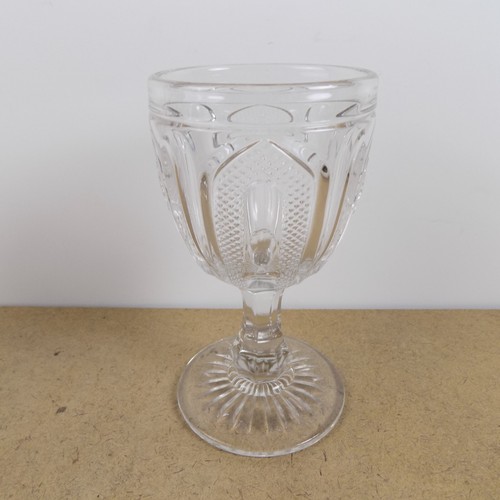 4 Imperial Glas Magnet & Traube Wasser Gläser Kelche mattiertes Blatt 6,5" hoch - Bild 3 von 3