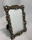 *Belle Maison* Vintage Decorative Jewels Photo Frame 4" X 6" Genuine Crystals