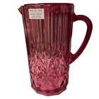 Bella Lux HOT PINK Acrylic Drinking Pitcher NEW Summer Spring