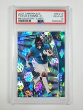 Travis Etienne 2021 Panini Chronicles Revolution Cubic /50 PSA 10 Fanatics Pop 1