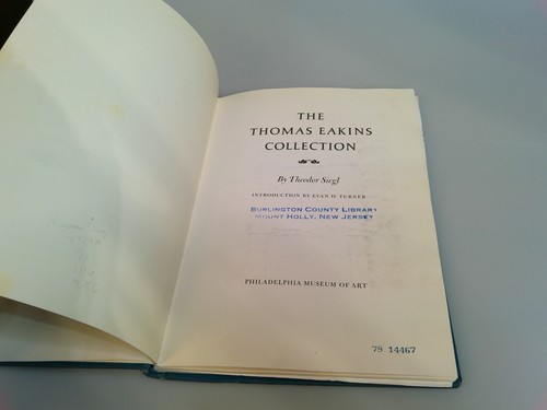 The Thomas Eakins Collection (1978) Philadelphia Museum of Art Hardcover Siegl - Picture 6 of 9