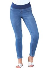 ex uk brand Womens Ladies Skinny Under Bump Maternity Jeans Stretch Denim Pants