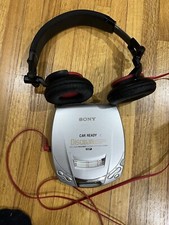 Sony Discman D-E206CK Portable CD Player/Sony MDR-155 headphony