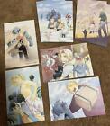 Fullmetal Alchemist Postcard Lot of 8 Edward Elric Alphonse Winry Rockbell Rare