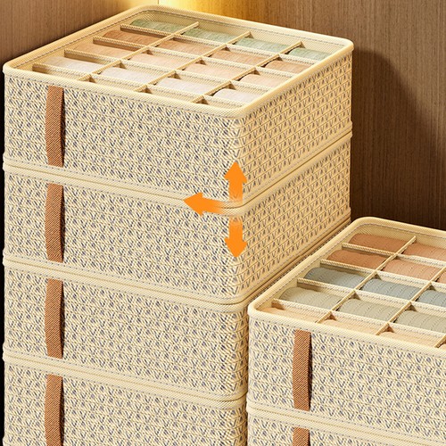 Underwear Bra Organizer Storage Box Divider Boxes Drawer Closet Organizers η - Picture 7 of 14