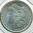 1885-P MORGAN DOLLAR, CHOICE BRILLIANT UNCIRCULATED, GREAT PRICE!
