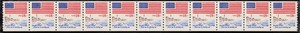 1891-PLATE-6-STRIP-OF-11-VF-OG-NH-WL3991