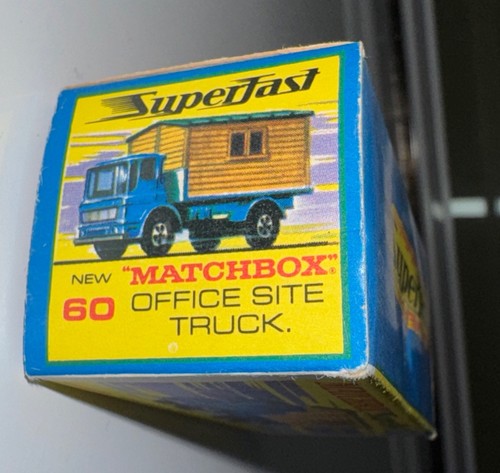 Neu!! Matchbox Lesney 1966 No.60B Site Hut Truck mit Original Box. - Bild 3 von 4