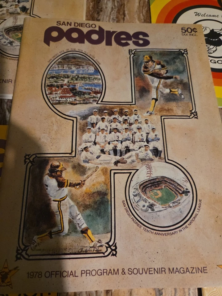 1978-79 (Lot Of 5) San Diego Padres Programs ~with (9)Game STUBS~Programs - Image 4 of 4