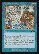 Miscalculation LP #36 Urza's Legacy MTG
