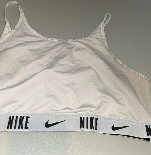 Sujetador deportivo pulóver Nike Dri Fit XL blanco y negro - Imagen 8 de 9