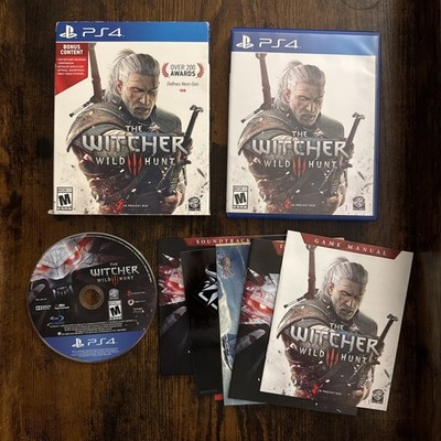 The Witcher 3 Wild Hunt (Sony Playstation 4 PS4) Manual/Sleeve/Map CIB Complete