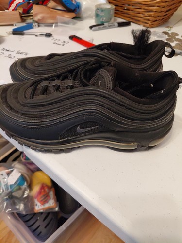 Nike Air Max 97 schwarz dunkelgrau dreifach schwarz 921733-001 Damen Sportschuhe Größe 8