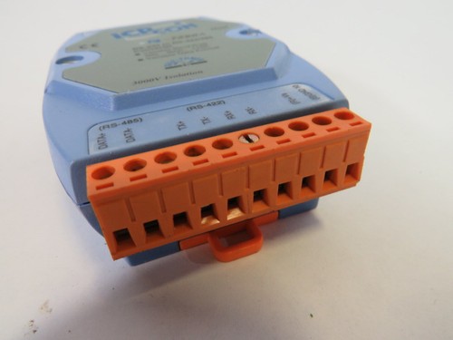 ICP CON I-7520A RS-232 To RS-422/485 Converter 3000V Isolation USED - Picture 3 of 4