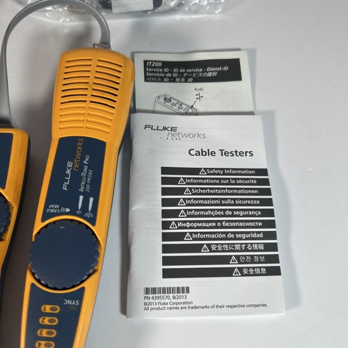 Fluke Networks IntelliTone Pro 200 LAN Toner and Probe - Photo 5/6