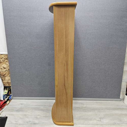 Wooden CD Rack Holder Stand Shelf Storage Cabinet Organizer Holds 120 CDs Vtg - Picture 12 of 15