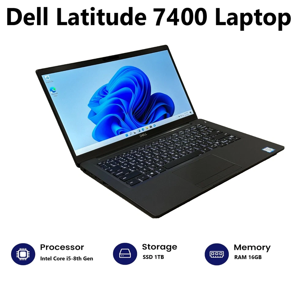 Dell Latitude 7400 · i5-8265U · 16GB · 1TB, photo 2 of 5