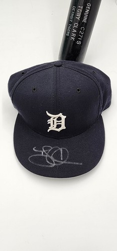 Tony Clark Detroit Tigers C271s Louisville Slugger Official Hat Signed Game Used - Picture 2 of 11