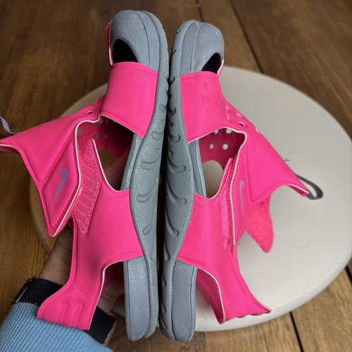 Nike Youth Sunray Protect 2 (TD) Hyper Pink Girl's Sandals - Size 3Y - Picture 13 of 16