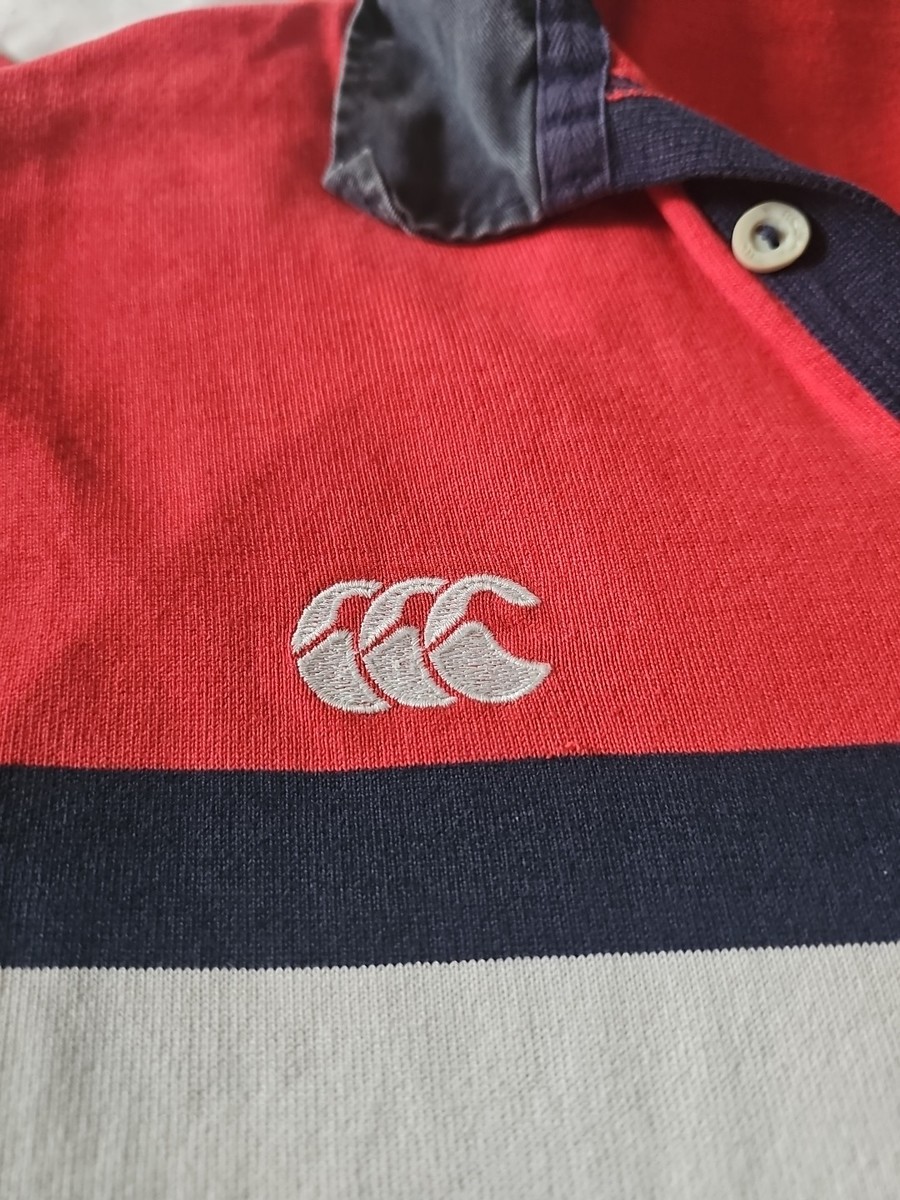 Vtg Canterbury Of New Zealand Rugby Shirt Men's Sz XL