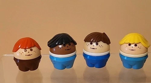 Little Tikes Toddle Tots Lot of 4 Vintage Chunky Figures