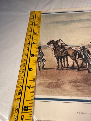 La Chaise de Poste by Victor-Jean Adam Hand Colored Lithograph - Picture 5 of 9