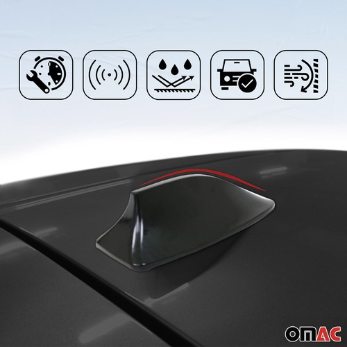 Car Shark Fin Antenna Roof Radio AM/FM Signal for Chevrolet Colorado Black - Picture 2 of 7