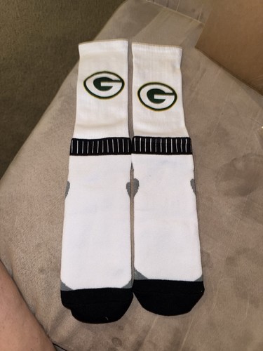 NUEVOS calcetines deportivos Green Bay Packers de la NFL para hombre talla 8-13 blancos - Imagen 3 de 6