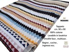 Missoni Rug 90 X 60 Multi-Purpose 100% Cotton Heavy Non-Slip 3D Design