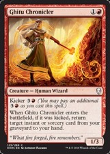x1 Ghitu Chronicler - Dominaria - NM - MTG