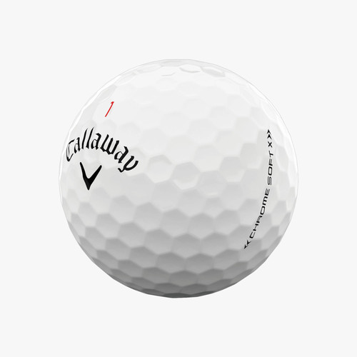 Pelotas de golf Callaway cromadas suaves y cromadas suaves X mix blancas 4A - individuales - Imagen 2 de 4