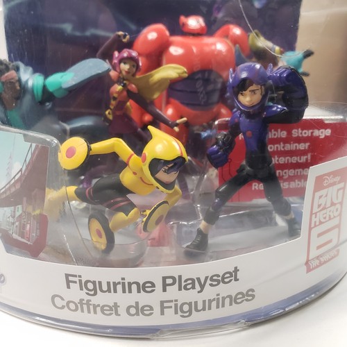 Disney Store Big Hero 6 The Series Figure Play Set - 6 action figure in PVC - Nuovo - Foto 4 di 5