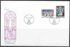 Finland 1992 Christmas, Church & Stained Glass Window, First Day Cover