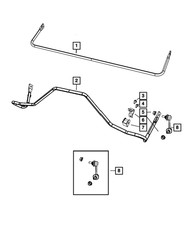Genuine Mopar Stabilizer Bar Link 5151803AA