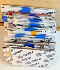 Hobby Armor Card Protectors Lot Plastic/ Cardboard Misc Sizes Pre-Protected