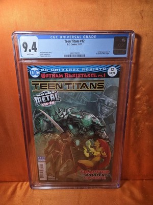 TEEN TITANS #12 CGC 9.4 2017 DC COMICS - 1ST APPEARANCE OF BATMAN WHO LAUGHS