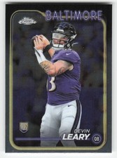 2024 Topps Chrome #248 Devin Leary Baltimore Ravens RC
