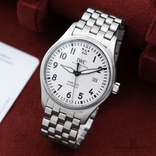 IWC Pilot’s Mark XVIII - IW327012 - 2018, Box & Papers Steel 40mm Silver Arab...