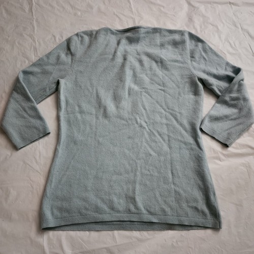 Suéter de cachemir Ann Taylor azul claro tejido Top para mujer talla mediana  - Imagen 3 de 3