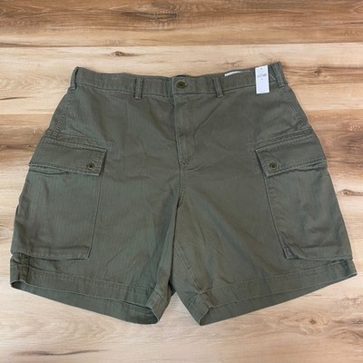 GAP Cargo Shorts Mens 38 Olive Green 8 Inch Inseam Casual Outdoors