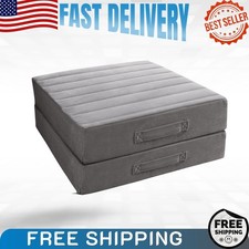 High Density Foam Floor Pillow Set of 2, 22 Inch Meditation Cushions