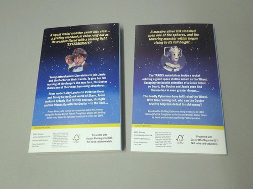 Doctor Who Evil of the Daleks & The Wheel In Space Books DWM Editions New Unread - Picture 5 of 5