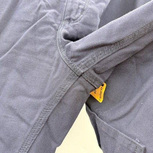 Carhartt FR Pantaloni Cargo Tela Uomo 48x32 Navy Ignifughi Abbigliamento da Lavoro NUOVO - Foto 3 di 5