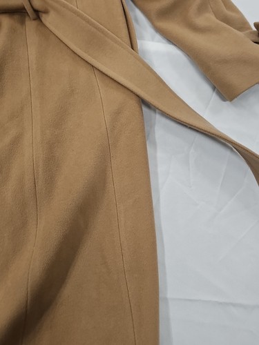 Saks Fifth Avenue Coat Mens Brown Wool Jacket Trench Adult - Picture 15 of 15