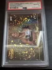 2024 Topps Gold Label UFC Gold Splatter #13 Manon Fiorot PSA 10