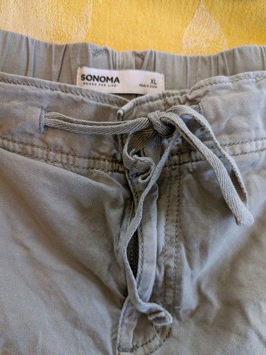 Women shorts Ultracomfort Waistband Utility Cuffed Shorts Women XL gray SONOMA - Picture 3 of 3